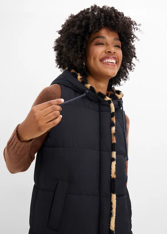 Steppweste mit Teddyfleece, bonprix