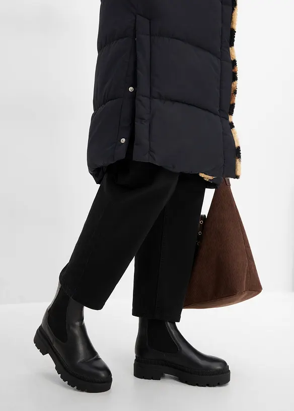 Steppweste mit Teddyfleece, bonprix