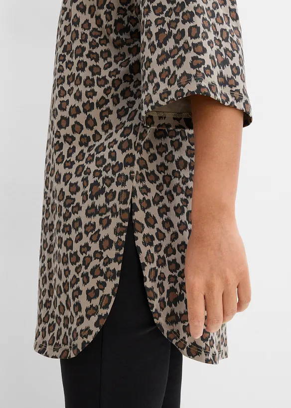 T-shirt long et oversize 100% coton, bonprix