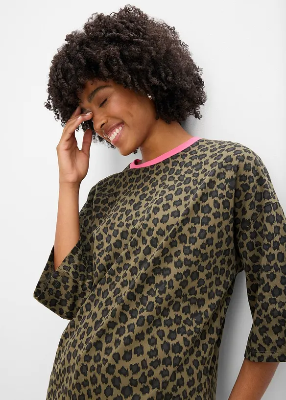 T-shirt long et oversize 100% coton, bonprix