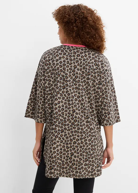 T-shirt long et oversize 100% coton, bonprix
