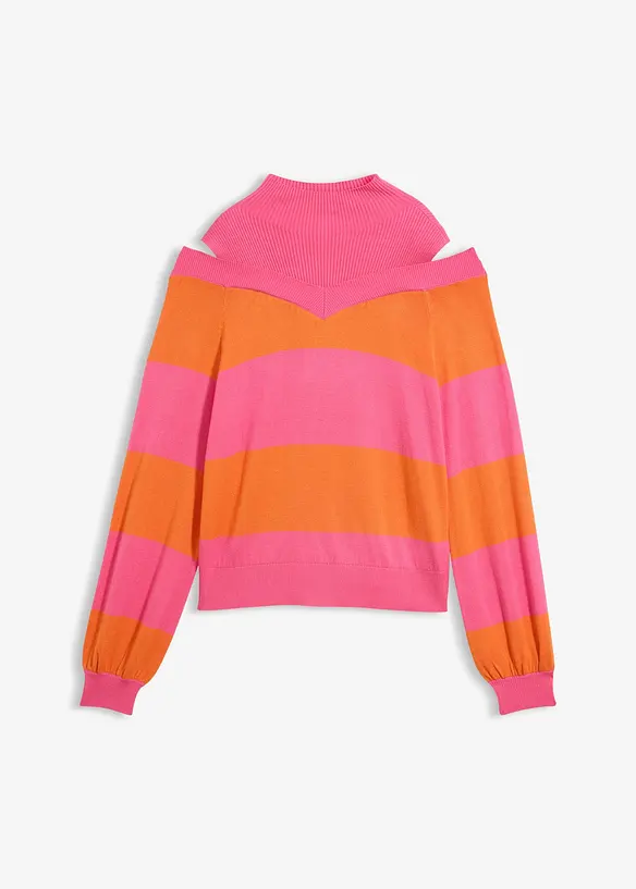 Pull en fine maille, &eacute;paules nues, bonprix