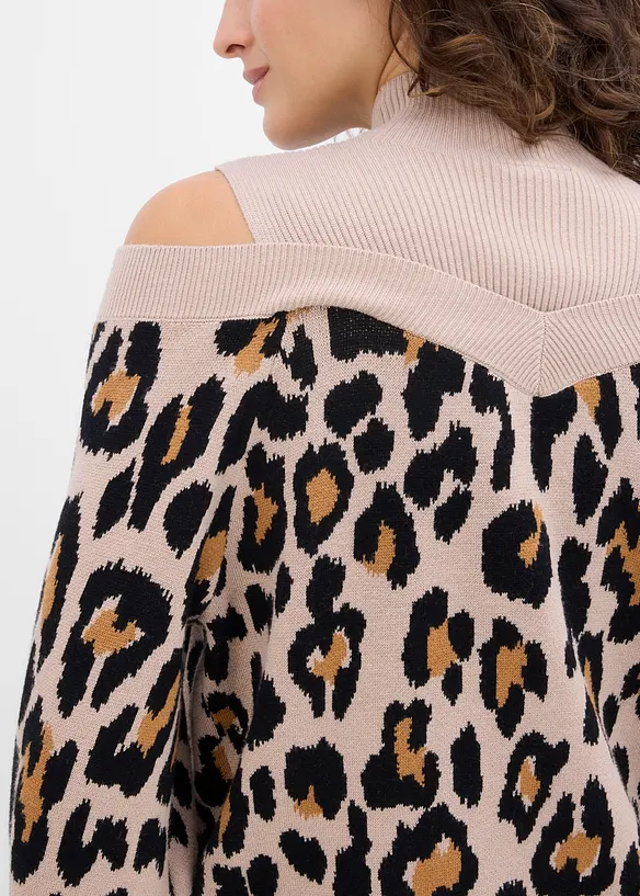 Pull &agrave; &eacute;paules d&eacute;nud&eacute;es, bonprix