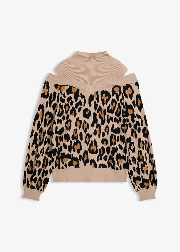 Pull &agrave; &eacute;paules d&eacute;nud&eacute;es, bonprix