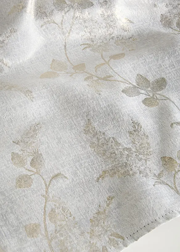 Jacquard Fleece Vorhang mit Glanz (1er Pack), bonprix