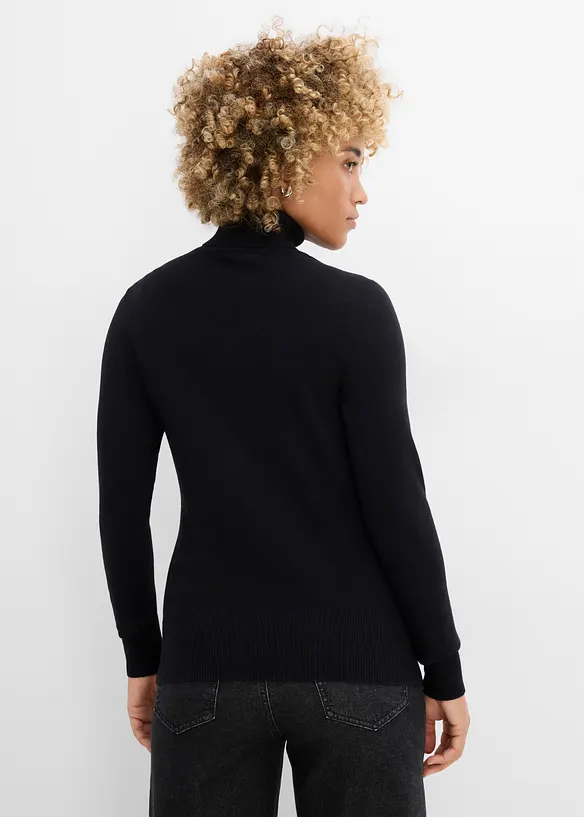 Basic Rollkragenpullover, bonprix