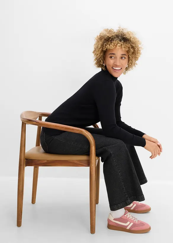 Basic Rollkragenpullover, bonprix