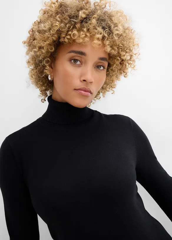 Basic Rollkragenpullover, bonprix