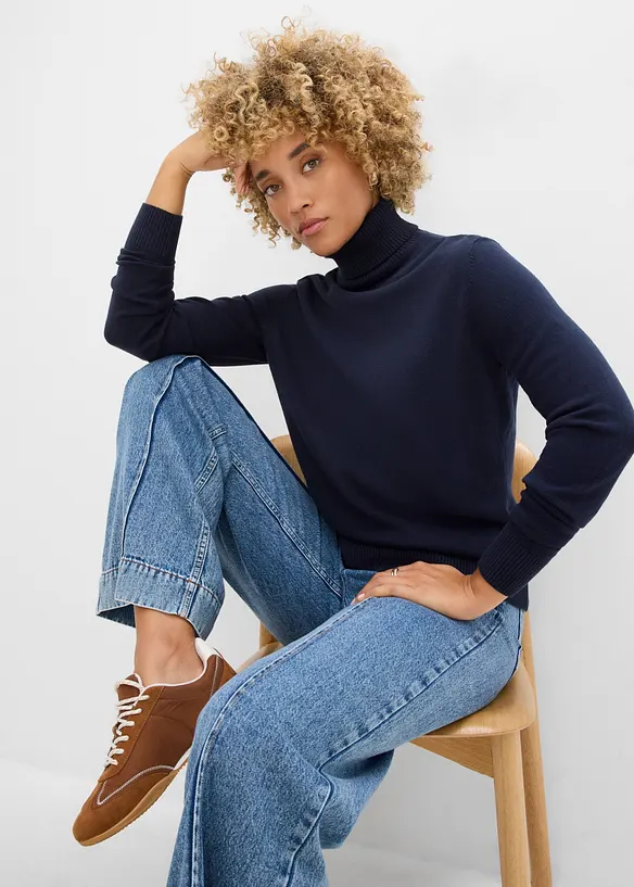 Rollkragenpullover, bonprix