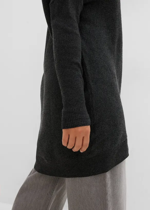 Long-Pullover aus Viskose-Mix, bonprix