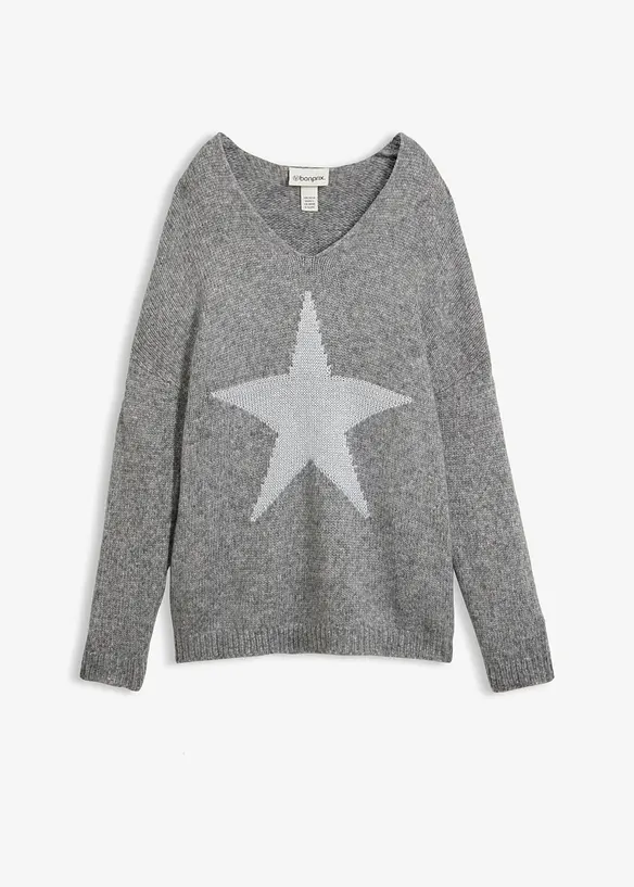 Pullover mit Stern, bonprix