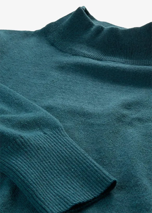 Feinstrickpullover mit recycelter Baumwolle, bonprix