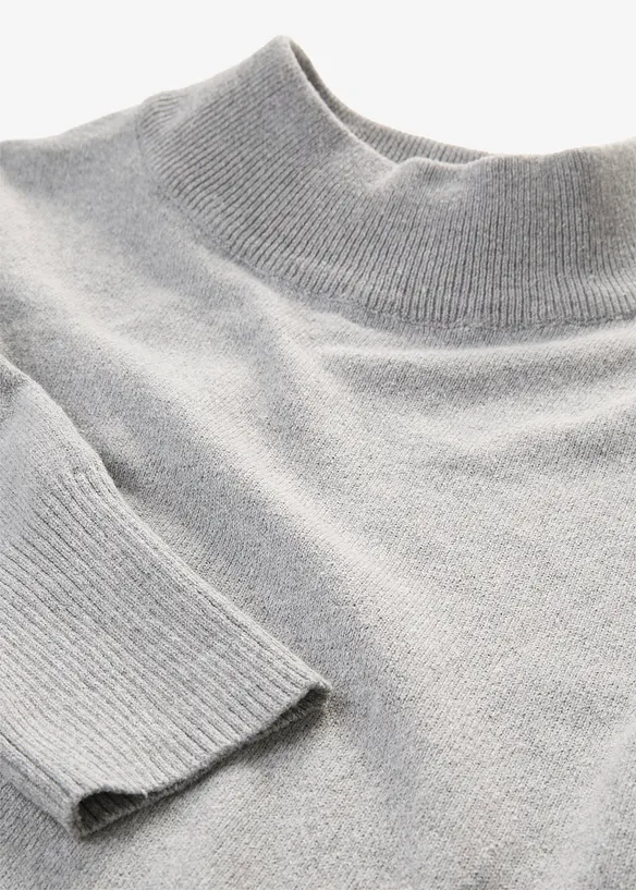 Feinstrickpullover mit recycelter Baumwolle, bonprix
