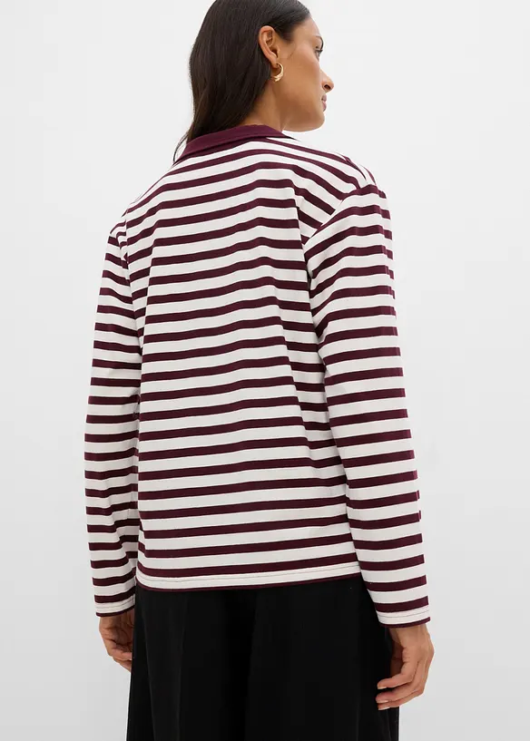 2 in 1 Poloshirt mit V-Ausschnitt, bonprix