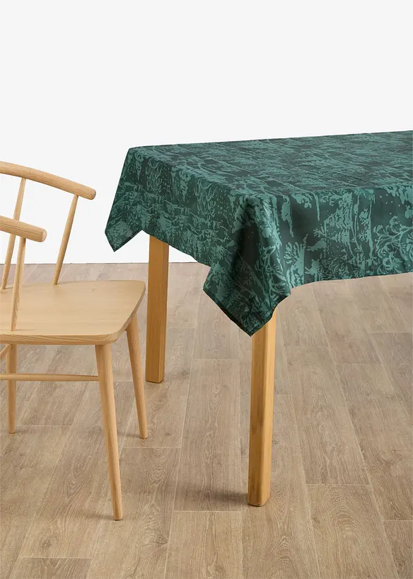 Tischdecke mit Tannenmotiv, wasserabweisend, bonprix