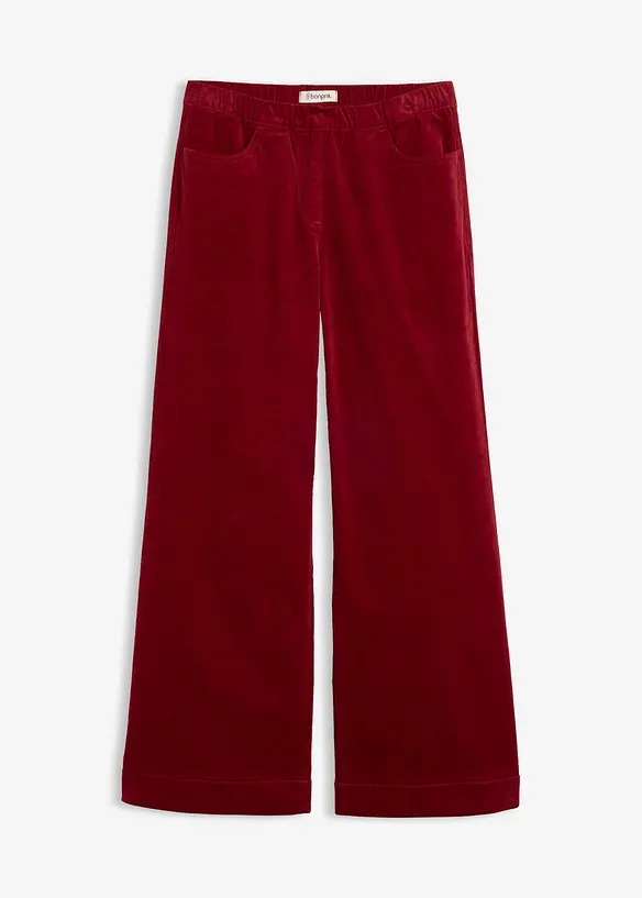 High-Waist-Cordhose aus Baumwoll-Mix, bonprix
