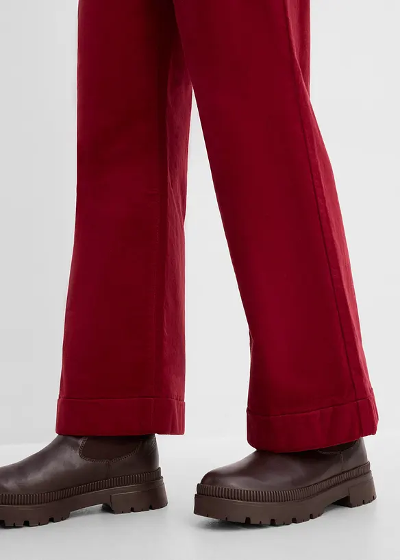 High-Waist-Cordhose aus Baumwoll-Mix, bonprix