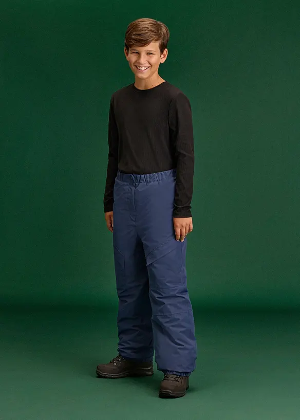 Pantalon cargo de ski imperm&eacute;able et chaudement doubl&eacute;, bonprix