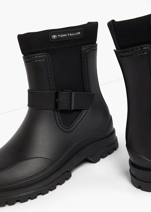 Bottes en caoutchouc Tom Tailor avec empi&egrave;cement &eacute;lastique, Tom Tailor