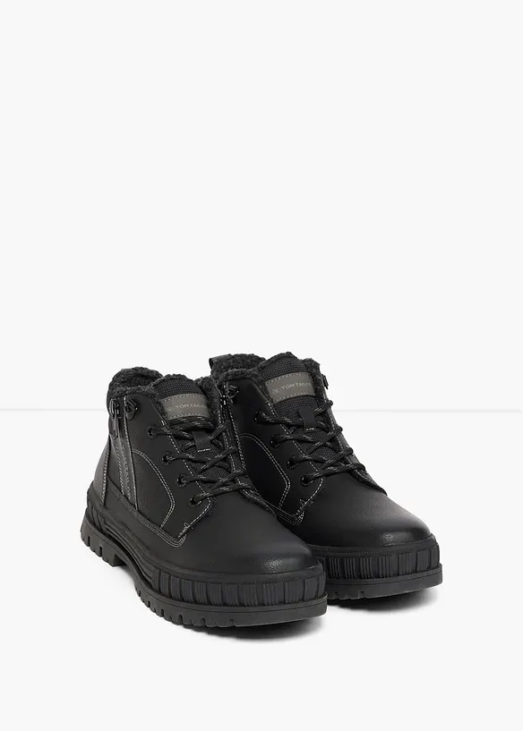 Tom Tailor Schn&uuml;rboots mit Profilsohle, Tom Tailor