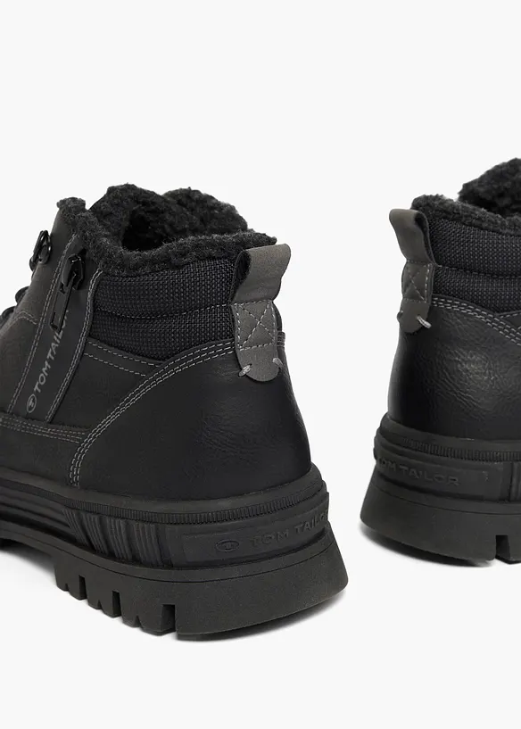 Tom Tailor Schn&uuml;rboots mit Profilsohle, Tom Tailor