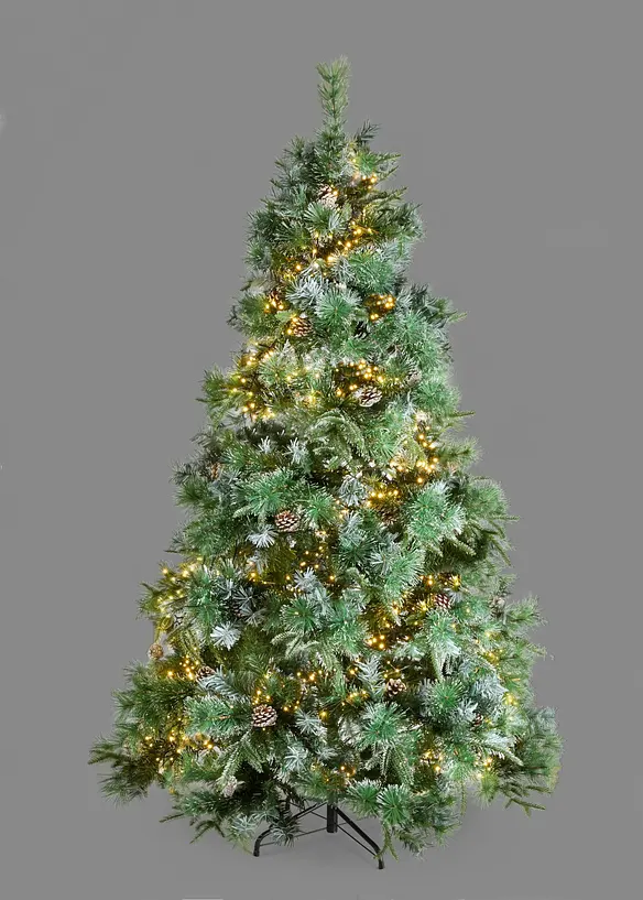 Sapin de No&euml;l LED avec neige artificielle, bonprix