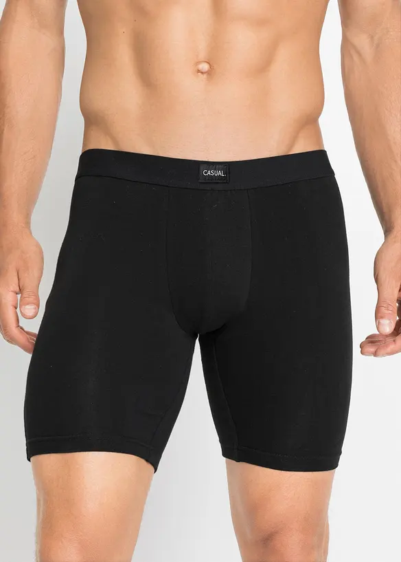 Lot de 2 boxers longs coton, bonprix