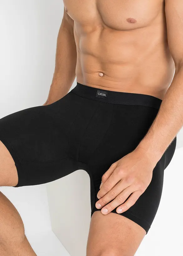 Lot de 2 boxers longs coton, bonprix