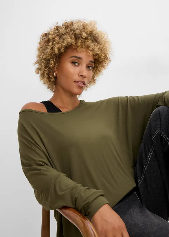 Longshirt mit Top aus Viskose-Mix, bonprix