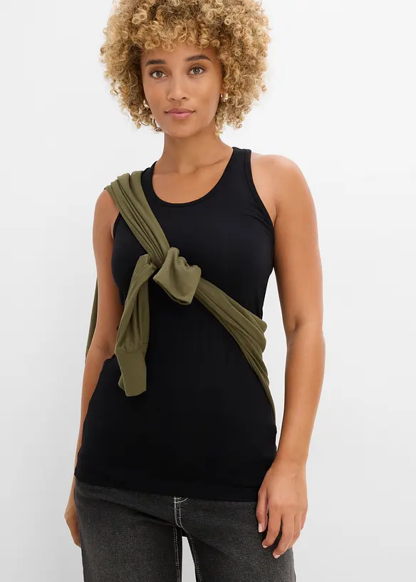 Longshirt mit Top aus Viskose-Mix, bonprix