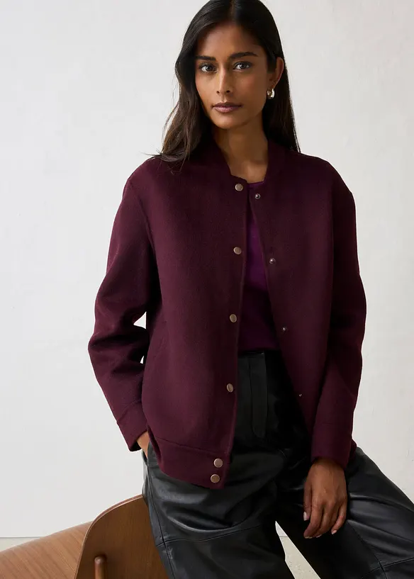 Blouson aus weichem Woll-Mix, bonprix