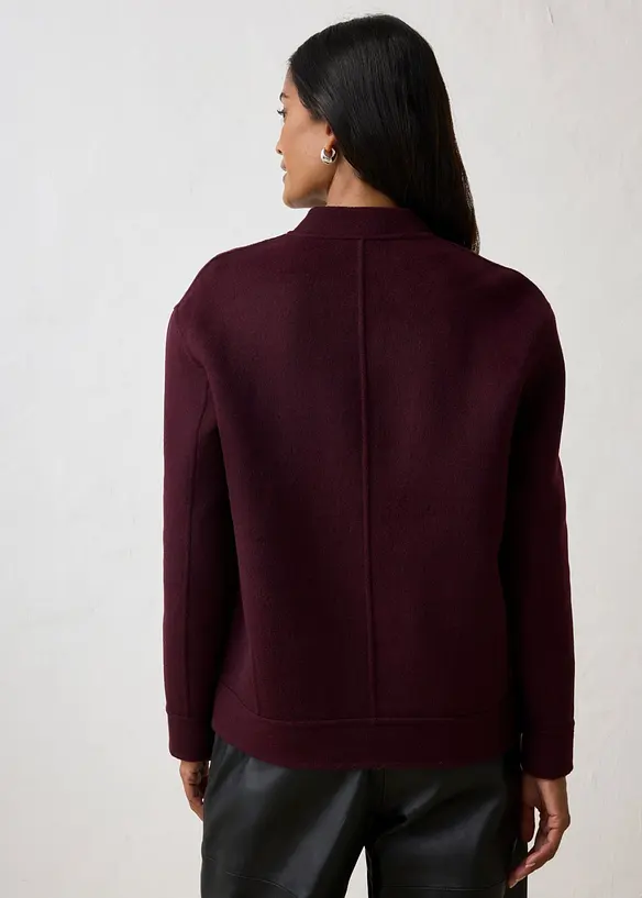 Blouson aus weichem Woll-Mix, bonprix