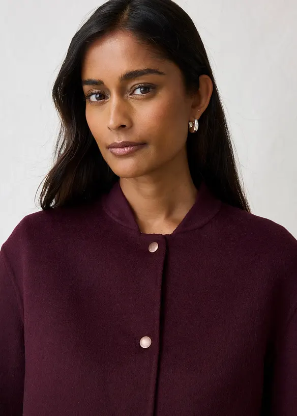 Blouson aus weichem Woll-Mix, bonprix