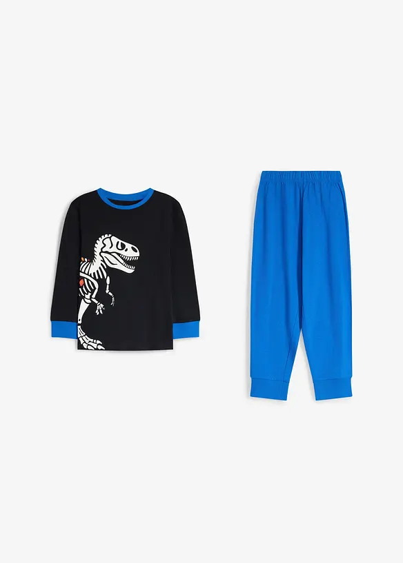 Pyjama aus reiner Bio-Baumwolle, bonprix
