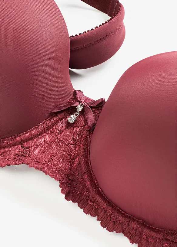 Soutien-gorge &agrave; coques et bretelles rembourr&eacute;es, bonprix
