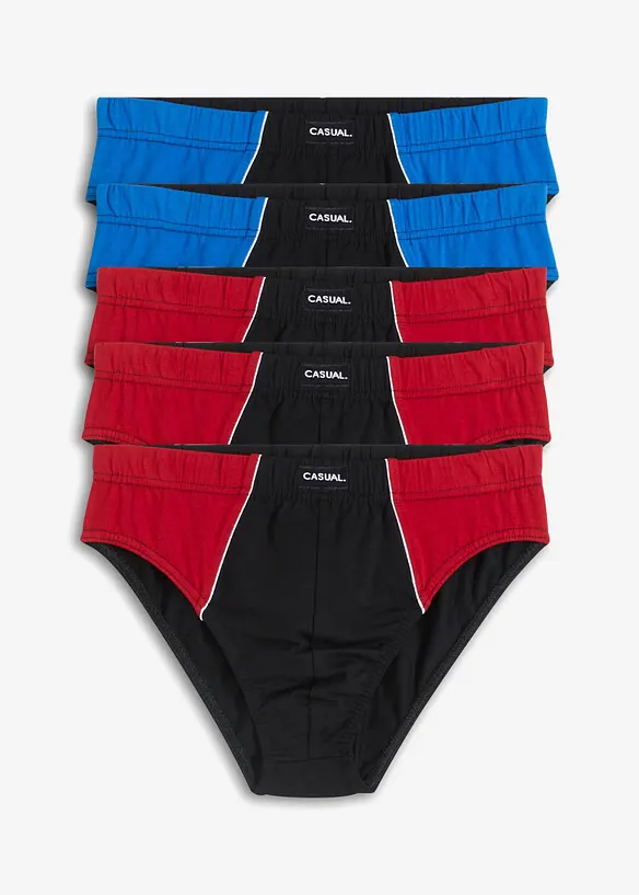 Lot de 5 slips maxi, bonprix