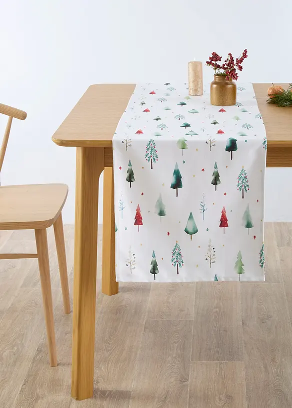 Chemin de table en tissu doux, bonprix