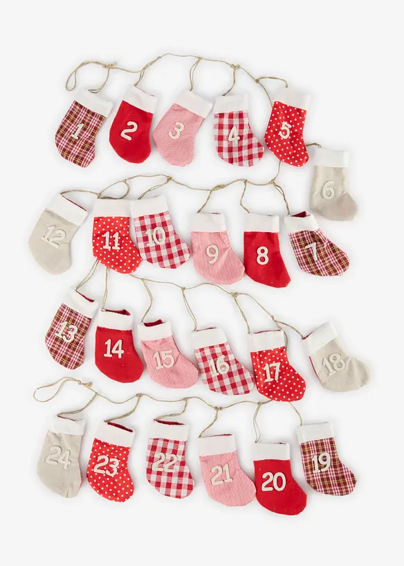 Adventskalender mit Socken, bonprix