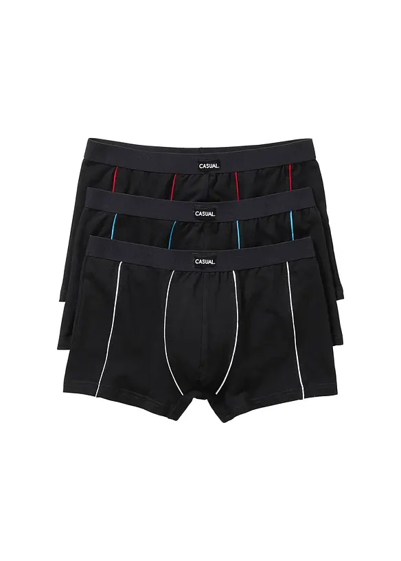 Lot de 3 boxers coton, bonprix