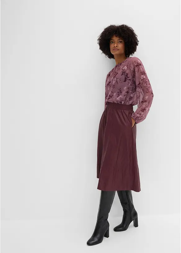 transparente Chiffon-Tunika, bonprix