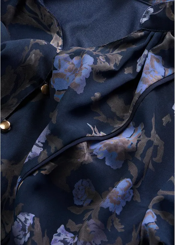 Midi-Chiffonkleid, bonprix