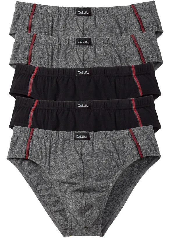Lot de 5 slips maxi coton, bonprix