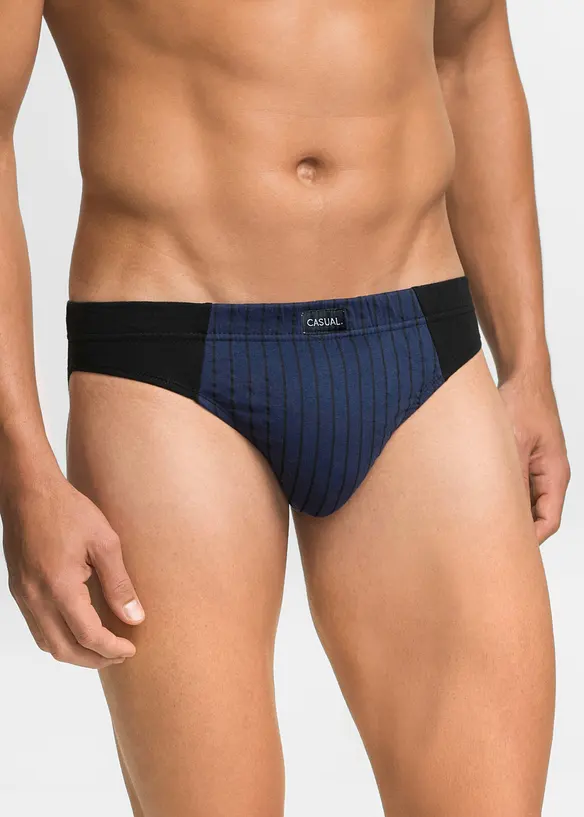 Lot de 5 slips en coton doux, bonprix