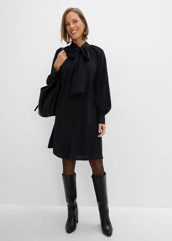 Blusenkleid mit Schluppenkragen, bonprix