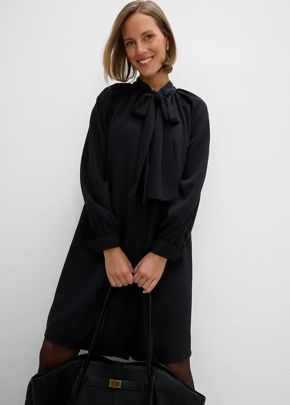 Blusenkleid mit Schluppenkragen, bonprix