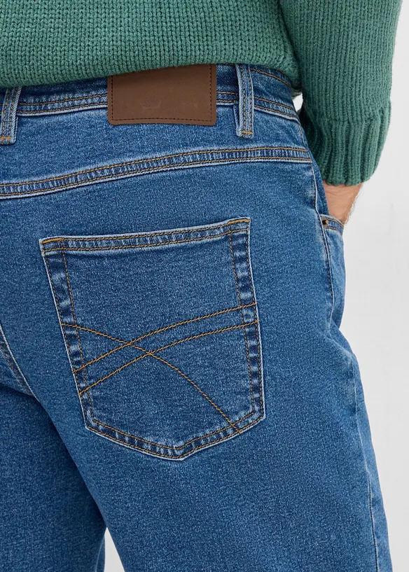 Thermo Classic-Fit Jeans mit kuscheligem Flanellfutter, Straight, bonprix