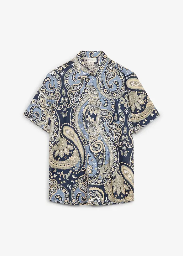 Chemise manches courtes en mati&egrave;re estivale l&eacute;g&egrave;re, bonprix