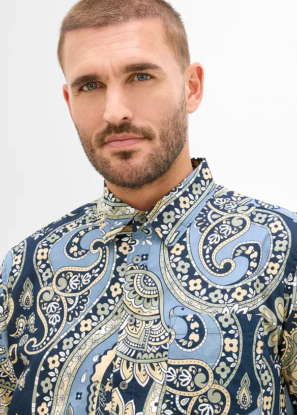 Chemise manches courtes en mati&egrave;re estivale l&eacute;g&egrave;re, bonprix