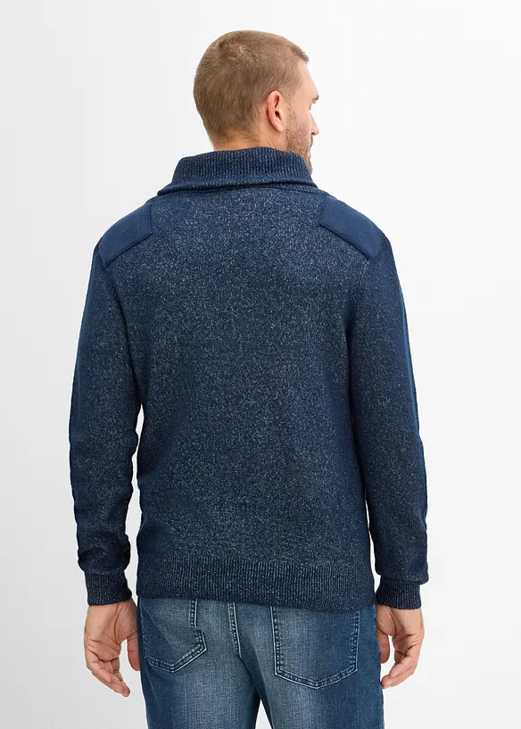 Pull en fine maille &agrave; col ch&acirc;le, bonprix