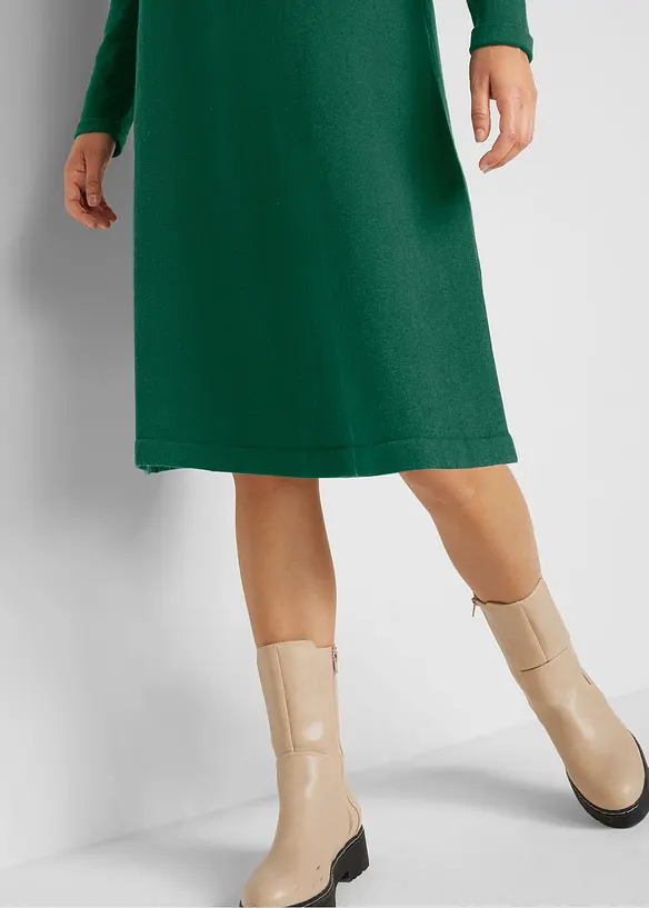 Robe en maille avec coton recycl&eacute;, bonprix